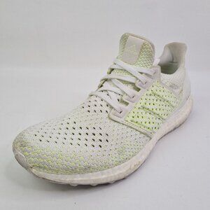 Adidas Ultra boost Neon White Fabric Sneakers Men Athletic Shoes Sz 8.5